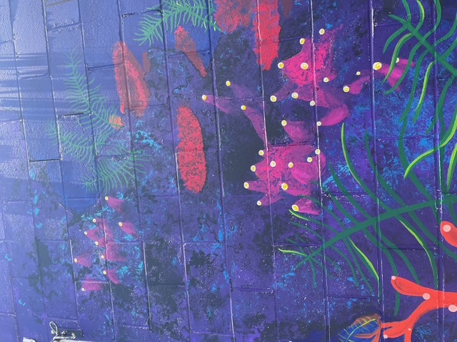 Murray the octopus mural, view 17.